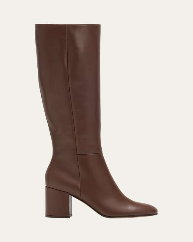 Joelle Leather Knee Boots