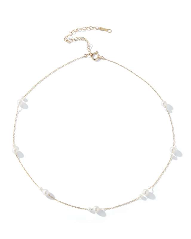 14k Akoya Pearl Pairs Necklace