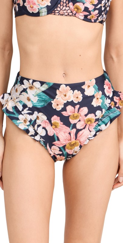 Agua by Agua Bendita Jengibre Danza Bikini Bottoms Multicolor