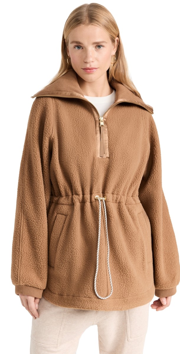 Varley Parnel Half Zip Fleece Golden Bronze