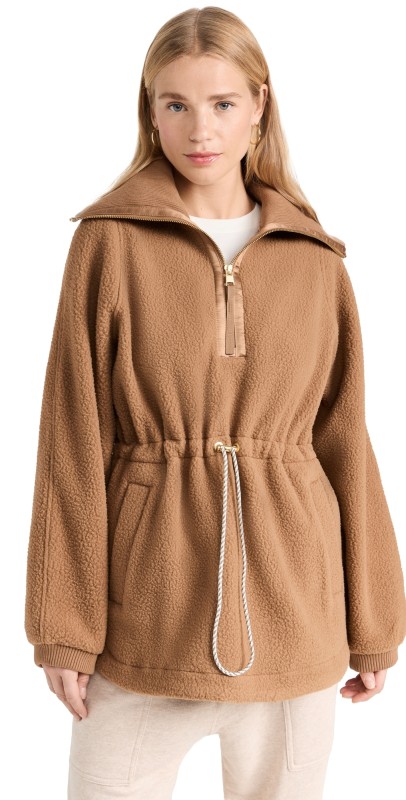 Varley Parnel Half Zip Fleece Golden Bronze