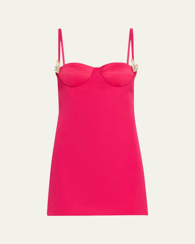 Crystal Heart Mini Dress