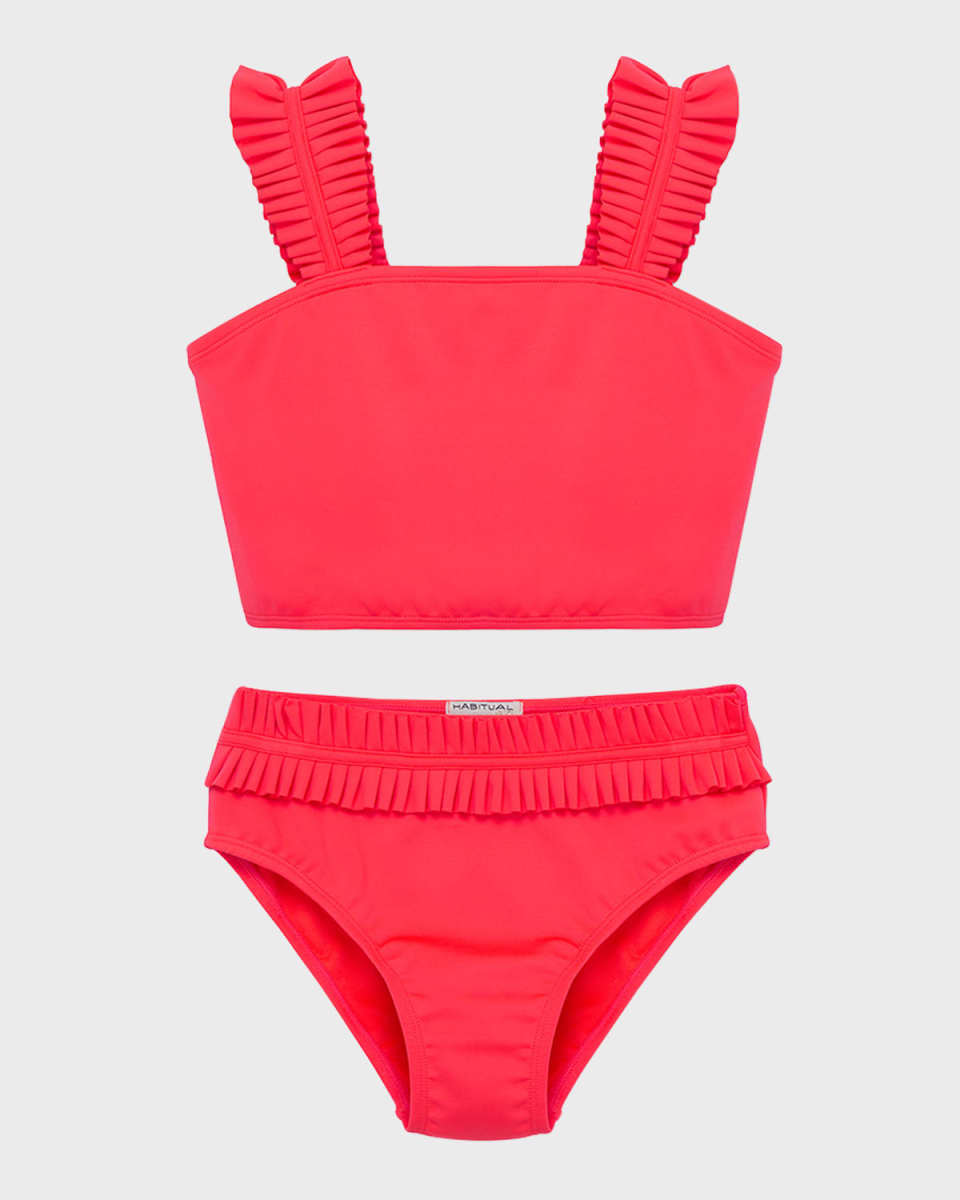Girl's So Fantasy Two-Piece Swimsuit, Size 7-16