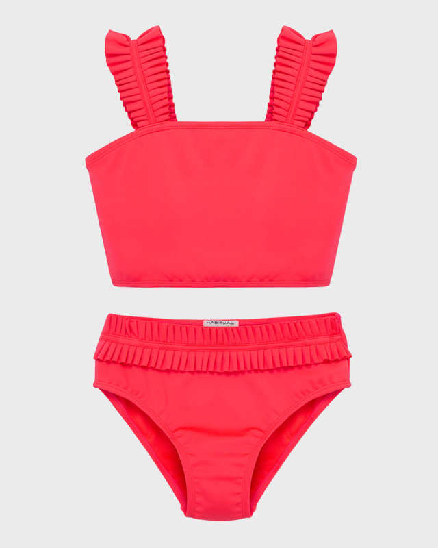 Girl's So Fantasy Two-Piece Swimsuit, Size 7-16