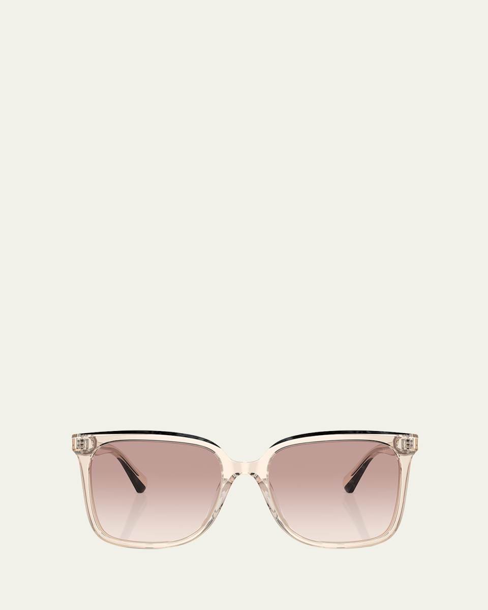 Sleek Acetate Square Sunglasses
