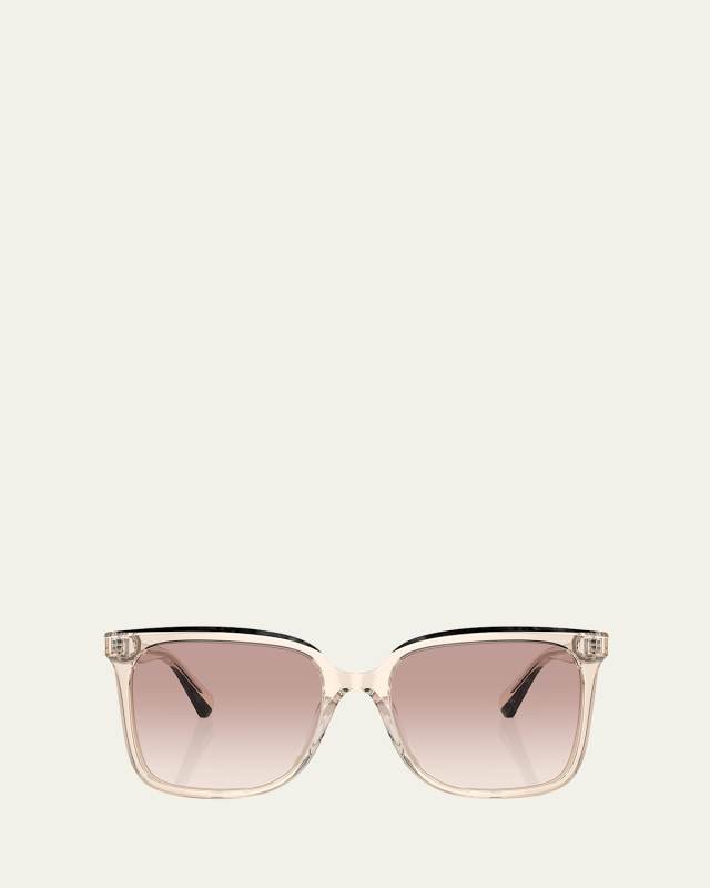 Sleek Acetate Square Sunglasses
