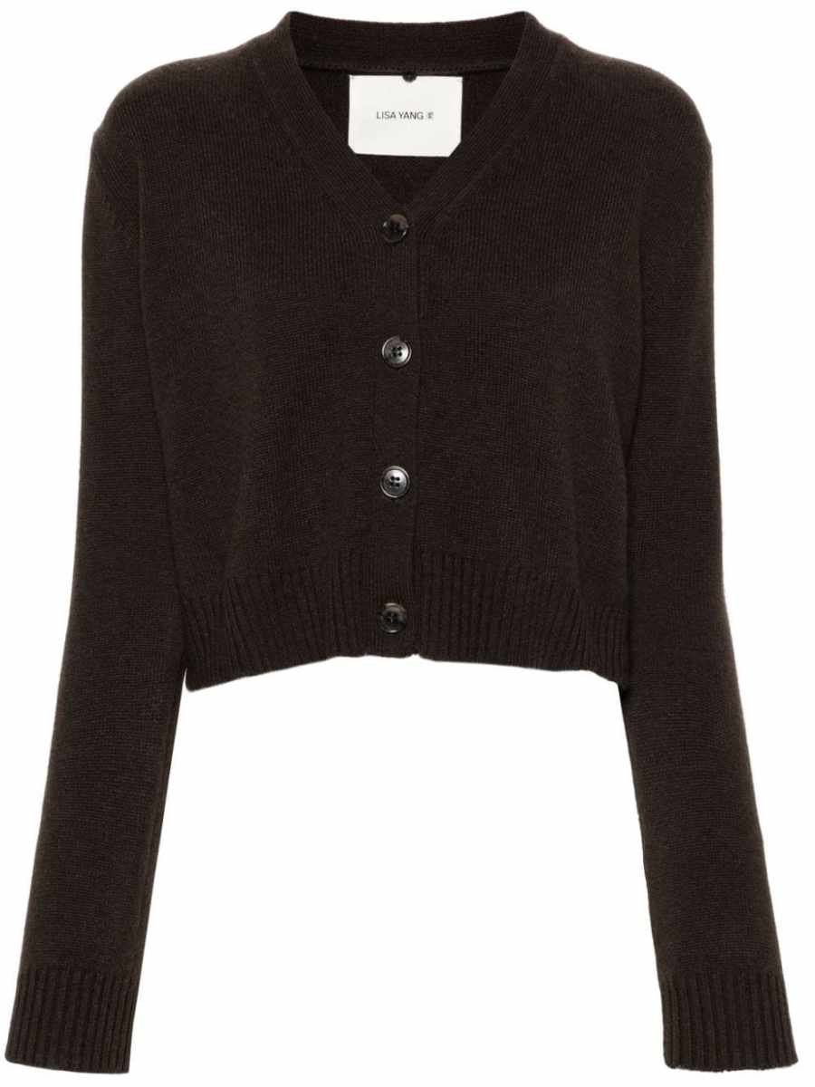 Marion cropped cashmere cardigan