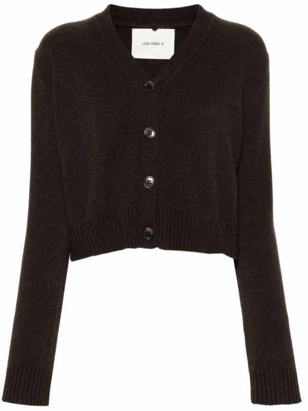 Marion cropped cashmere cardigan