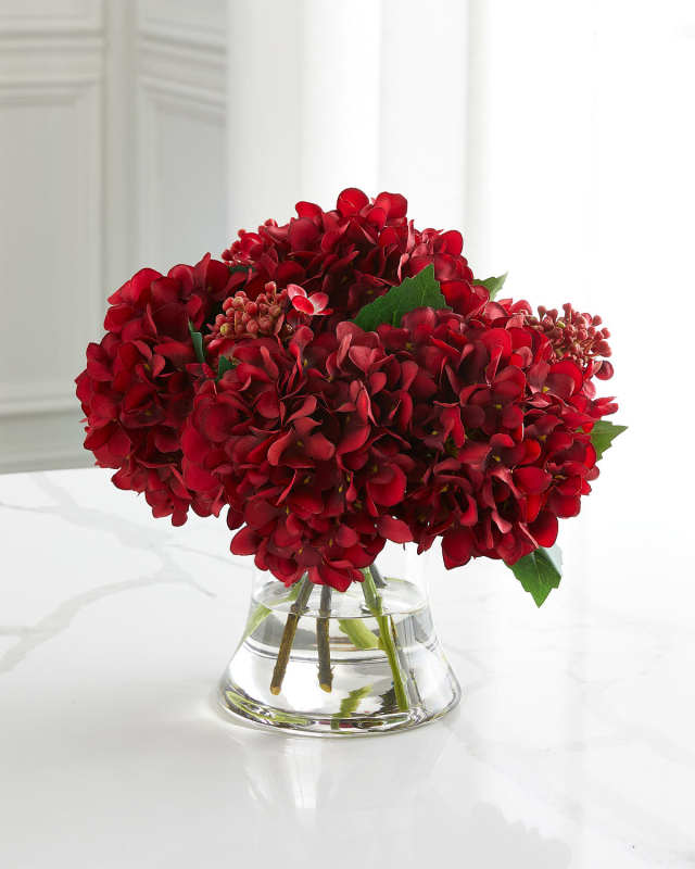 Bursting Hydrangea Floral Arrangement
