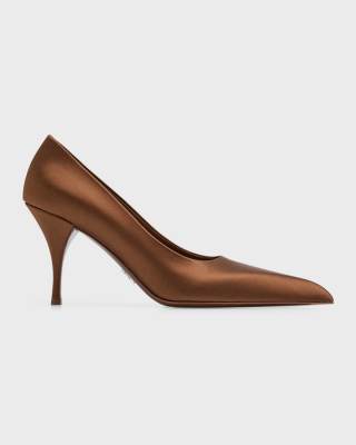 Raso Silk Stiletto Pumps