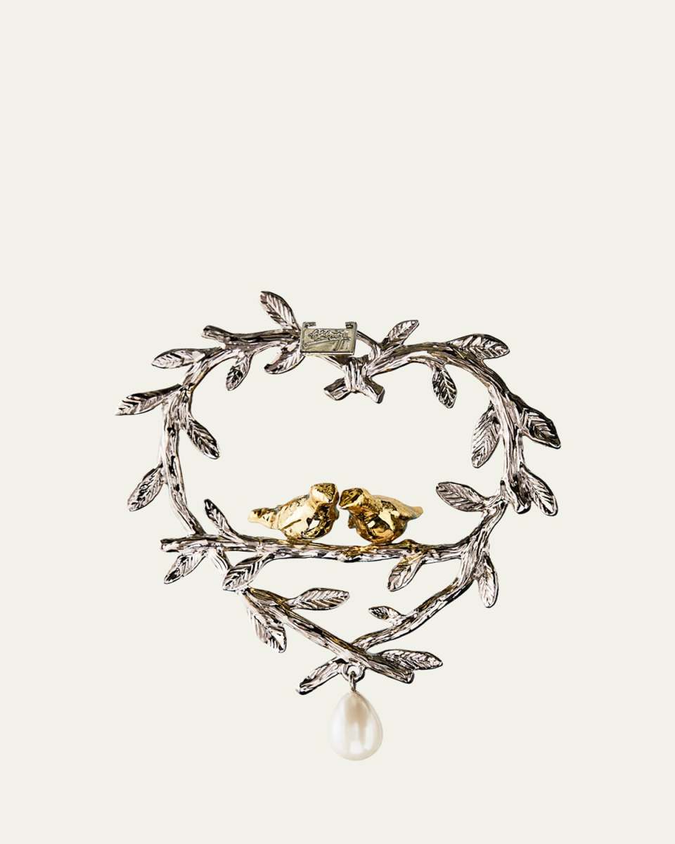 Two Turtle Doves Christmas Ornament