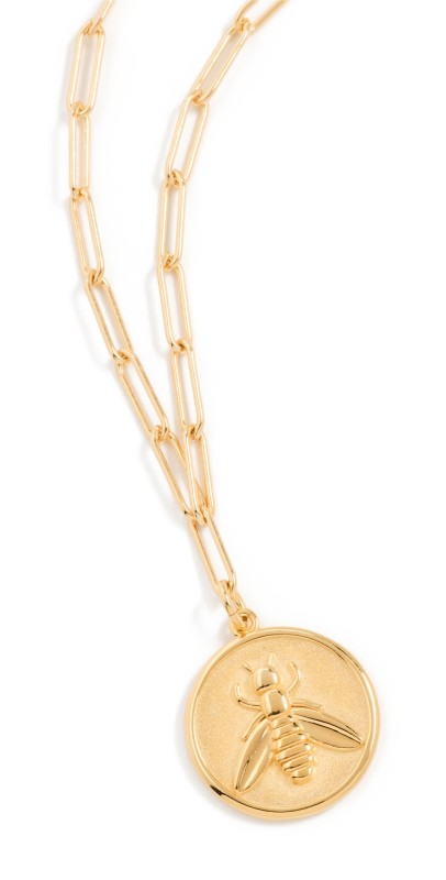 HART Resilience Bee Coin Necklace Gold