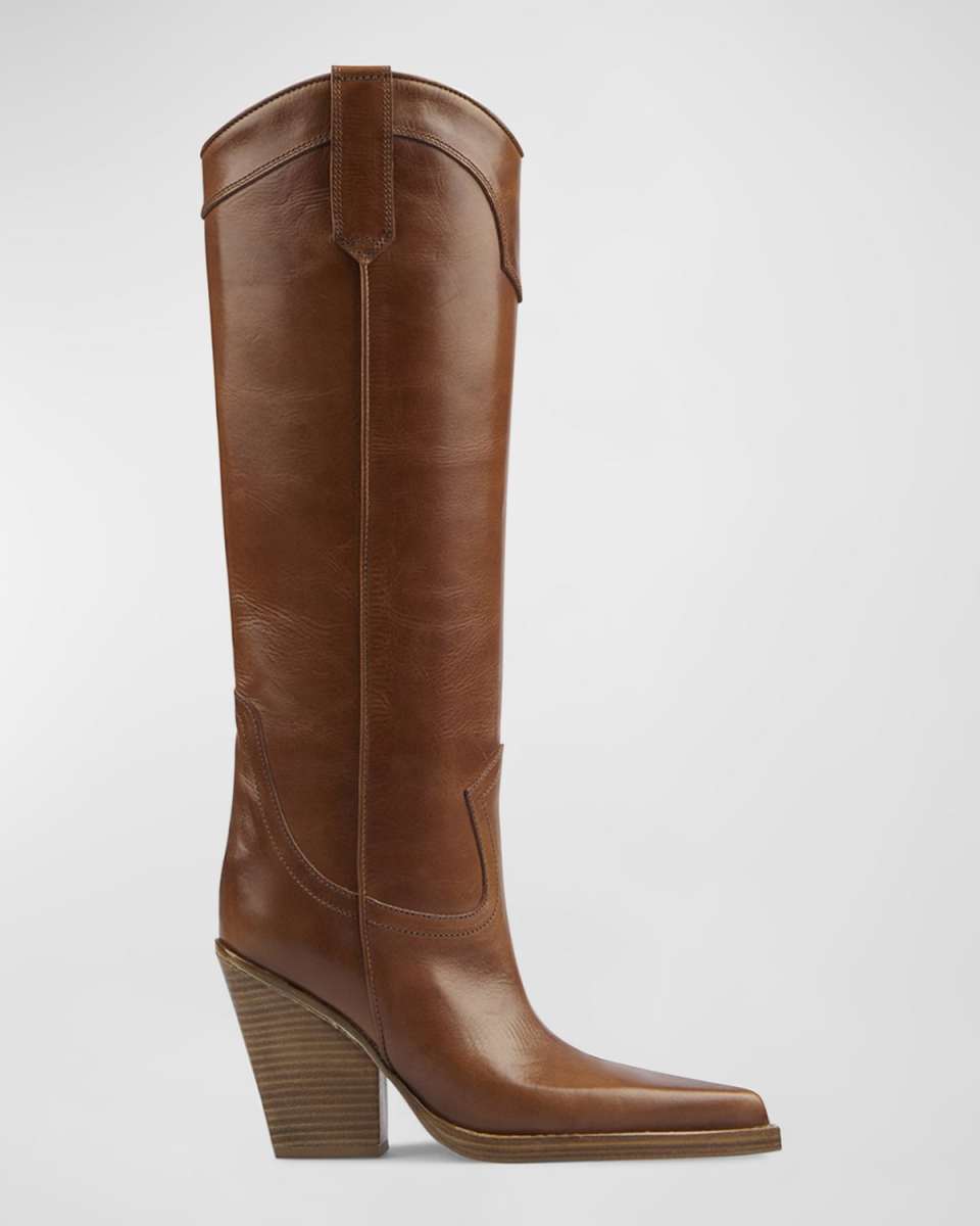 El Dorado Knee-High Leather Western Boots