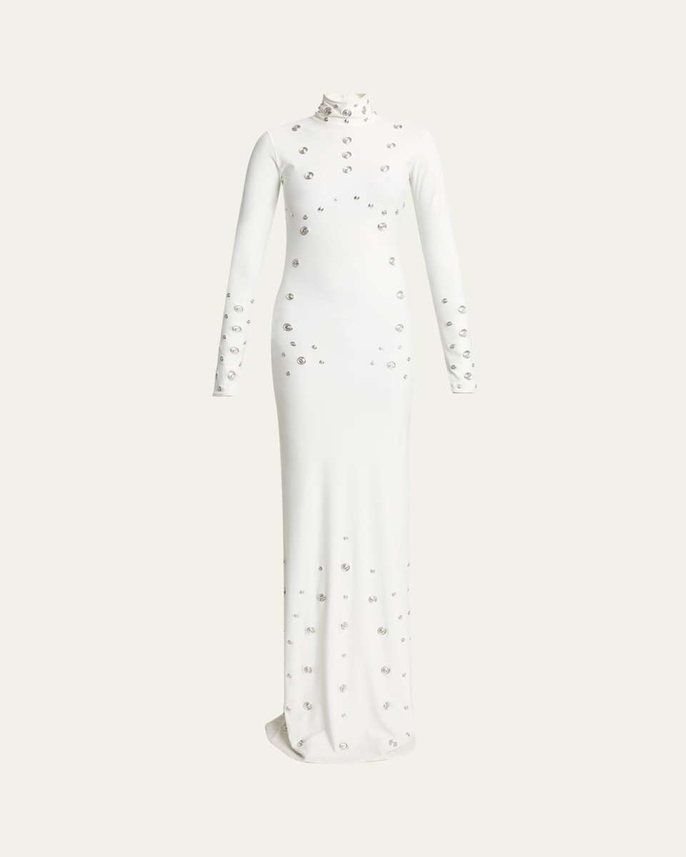 Long Sleeve Snaps Dress