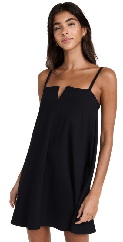 Susana Monaco Flared V-Wire Tank Dress Sugar