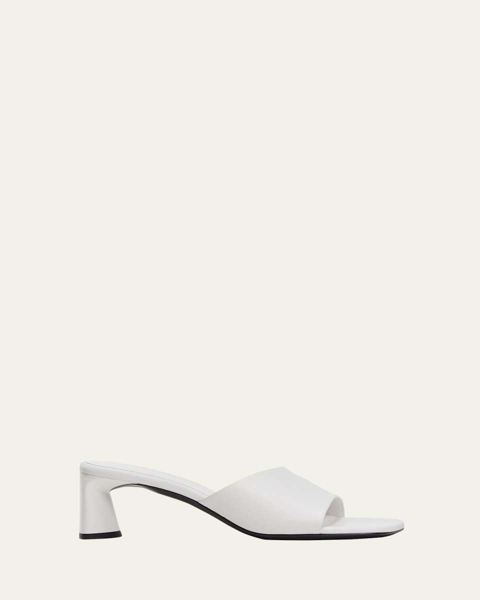 Dutyfree Leather Logo Mule Sandals