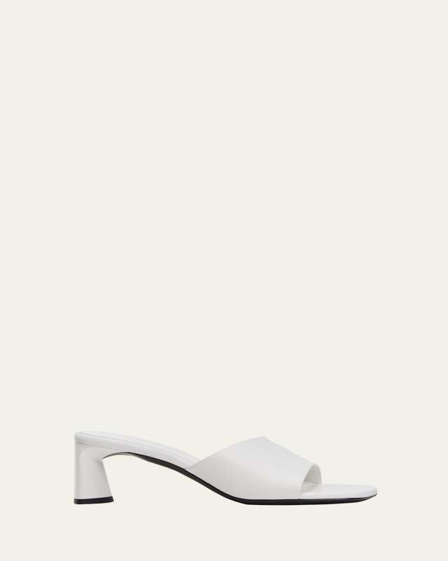 Dutyfree Leather Logo Mule Sandals