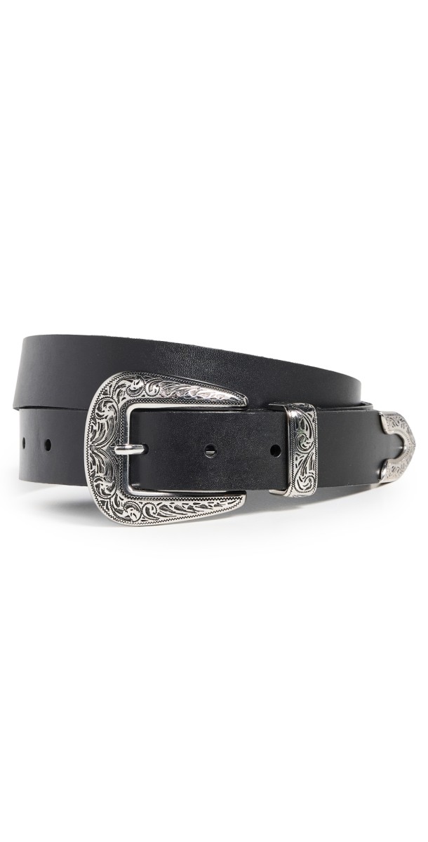 Madewell Three Piece Western Belt True Black