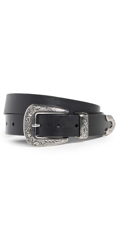 Madewell Three Piece Western Belt True Black