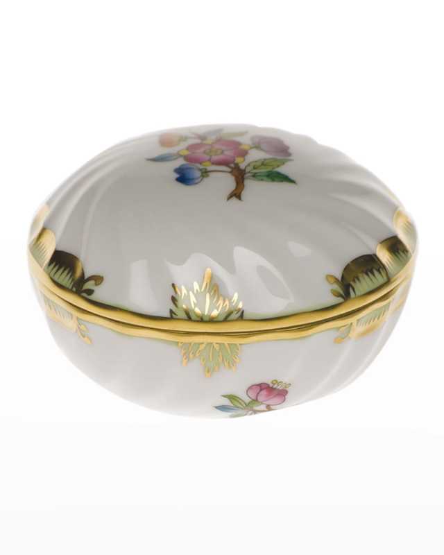 Queen Victoria Green Ring Box