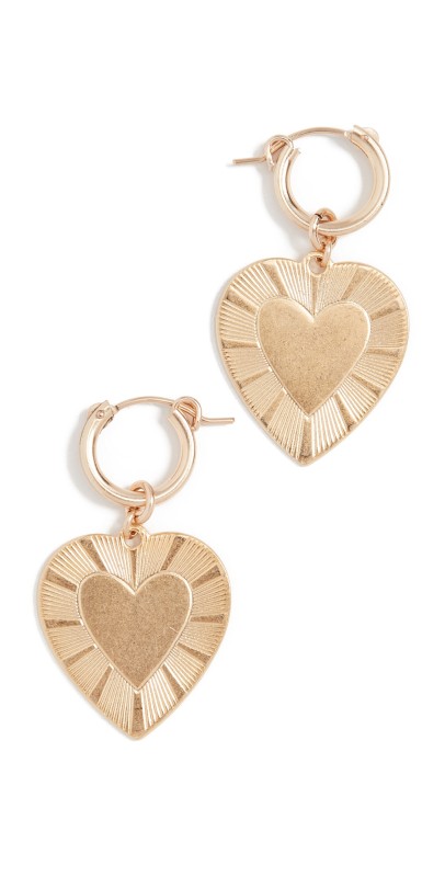 Brinker + Eliza The Best Is Yet To Come Huggie Earrings Gold
