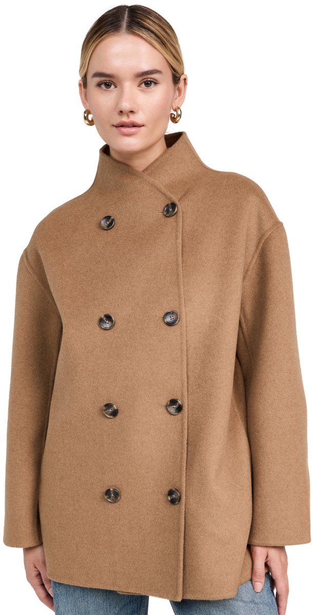 Alex Mill Sophia Coat In Wool Camel