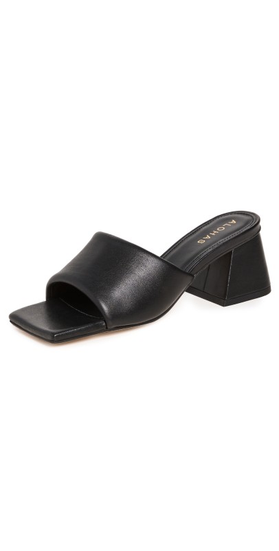 Alohas Brushed Sandals Black