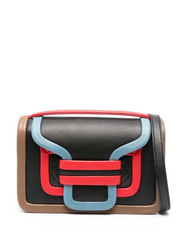 Alpha leather shoulder bag