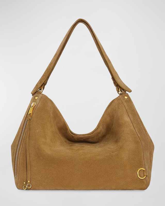 G Large Leather Shoulder Bag