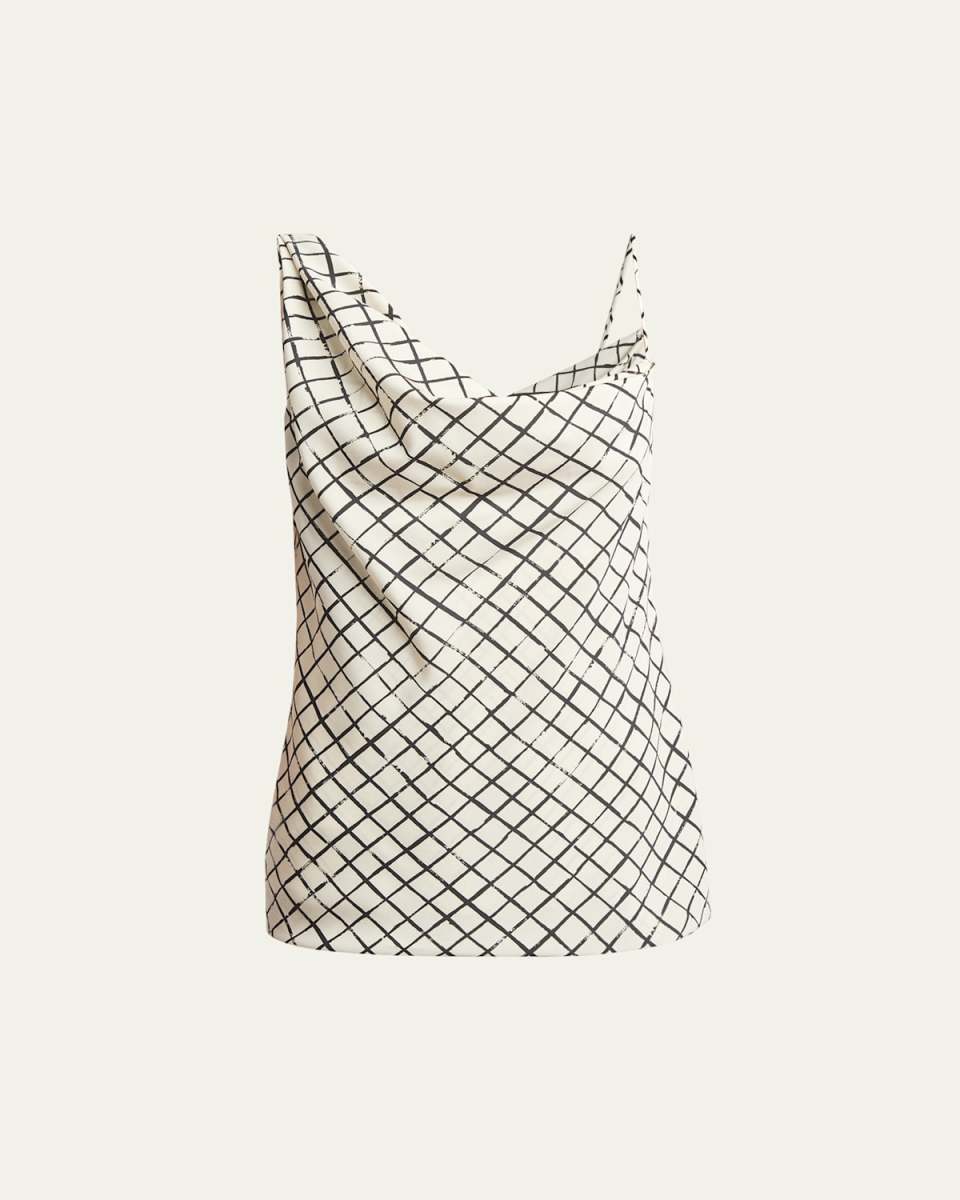 Ceyon Draped One-Shoulder Top