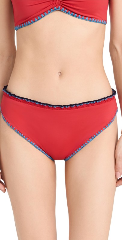 Sea Lemika Crochet Bikini Bottoms Scarlet