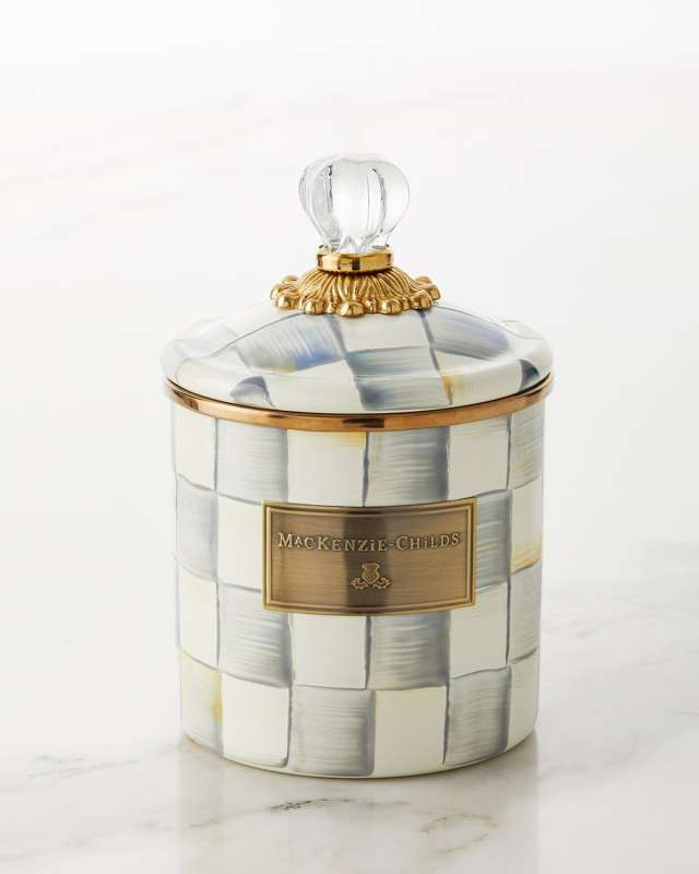 Sterling Check Small Canister