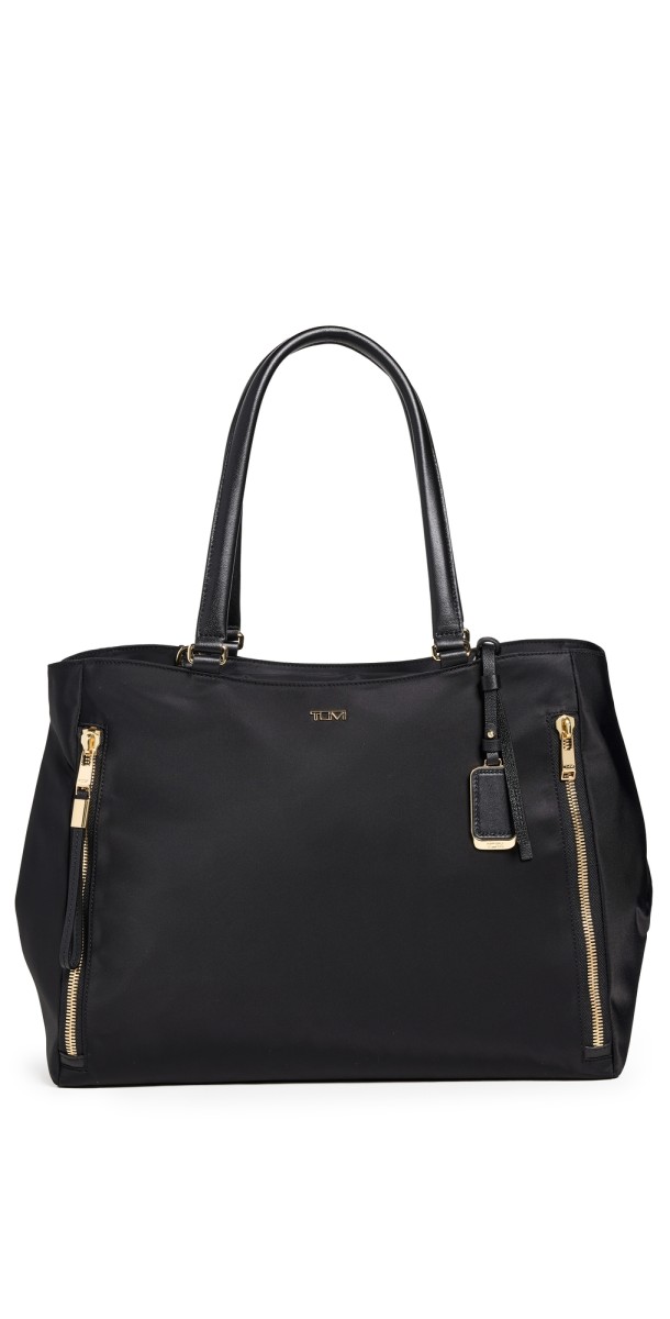 TUMI Valetta Large Tote Black/Gold