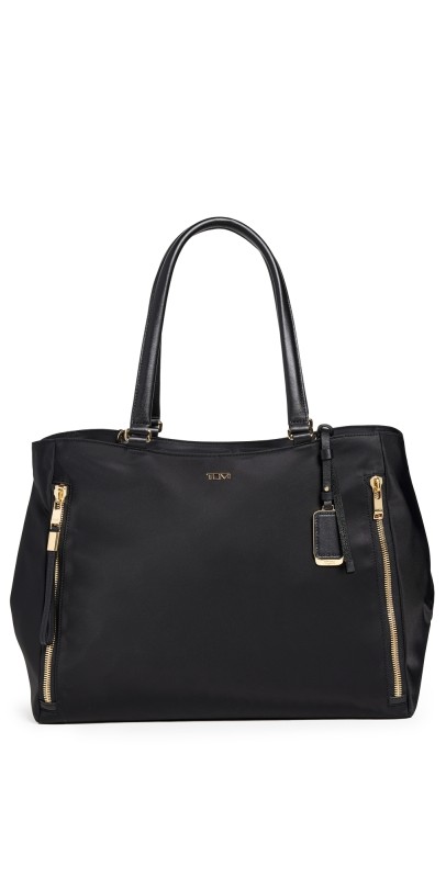 TUMI Valetta Large Tote Black/Gold