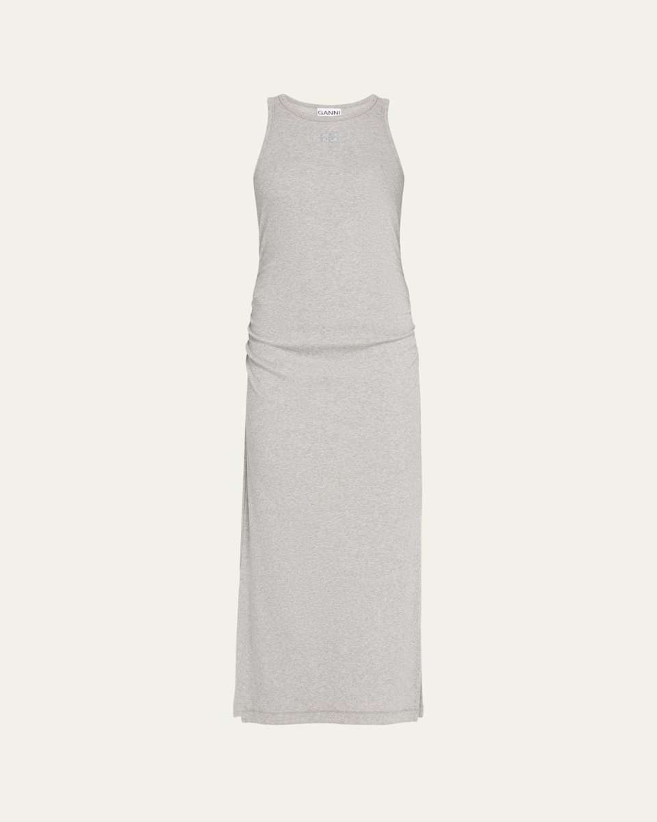 Organic Cotton Rib Long Tank Dress
