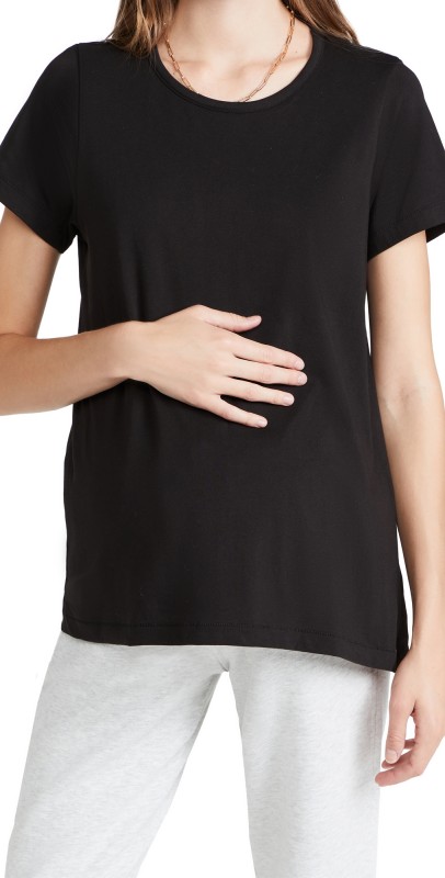 HATCH The Luxe Nursing Tee Black