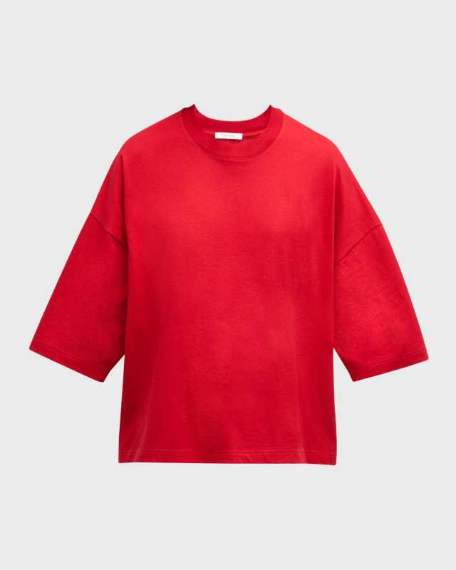 Issi Short-Sleeve Oversized Top