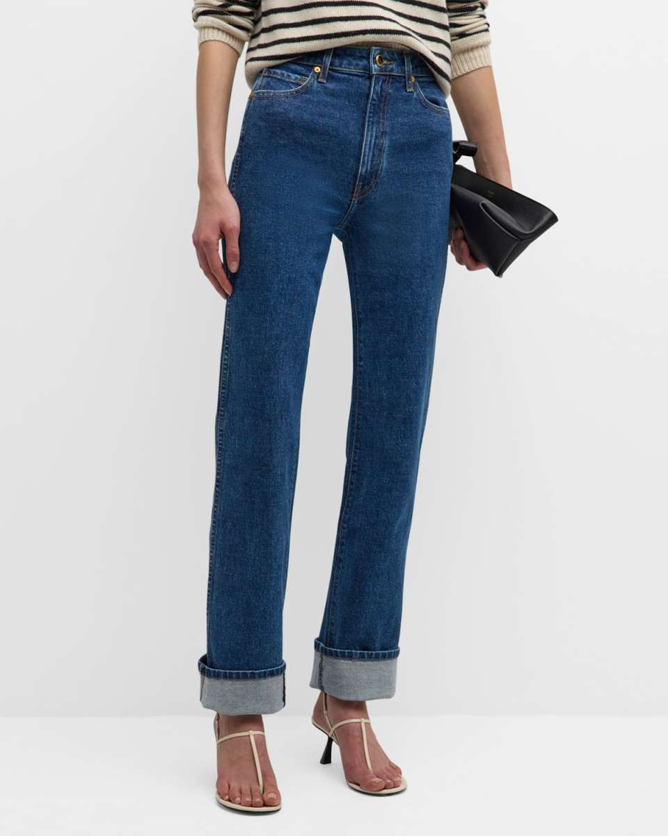 Danielle High-Rise Straight-Leg Jeans