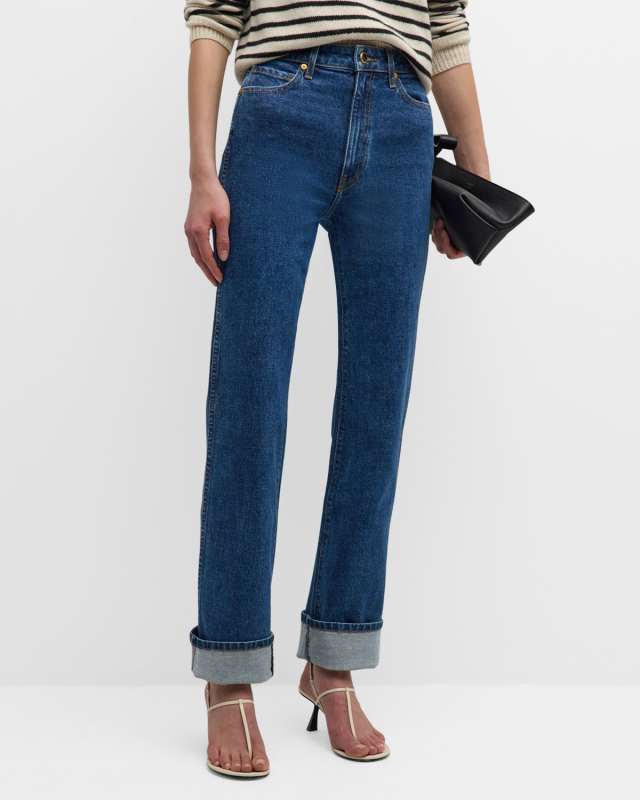 Danielle High-Rise Straight-Leg Jeans