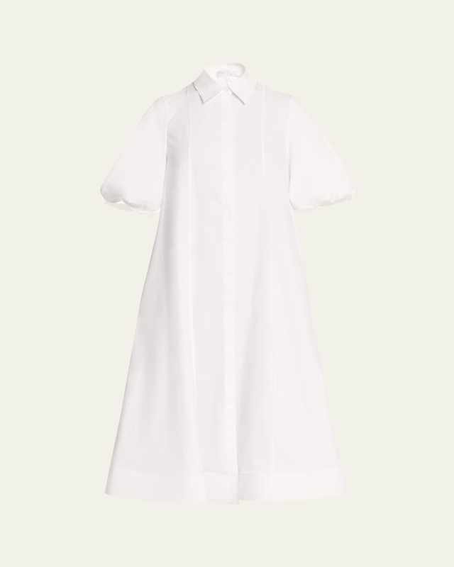 Paola Flared Midi Shirtdress