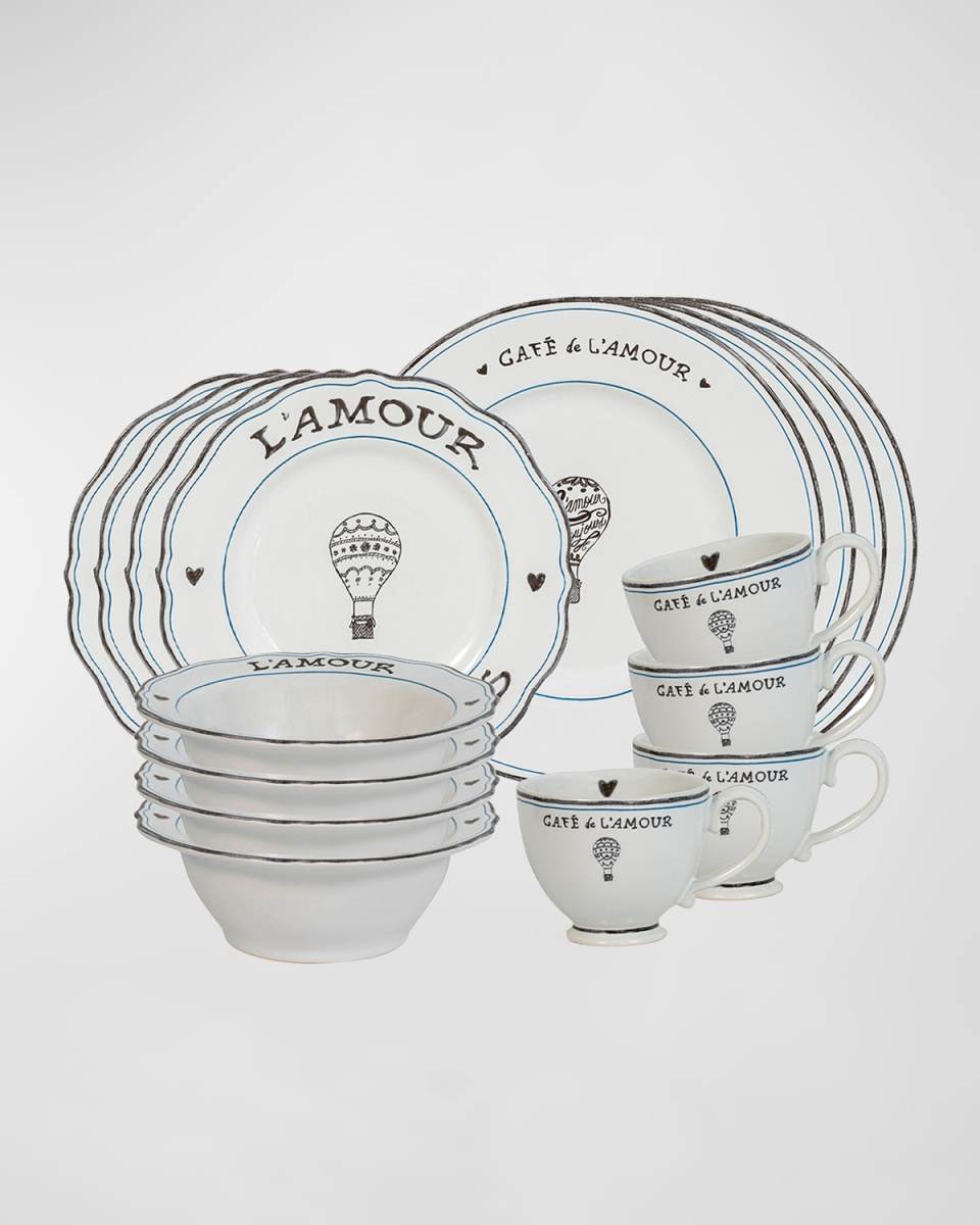 L'Amour Toujours 16pc Place Setting