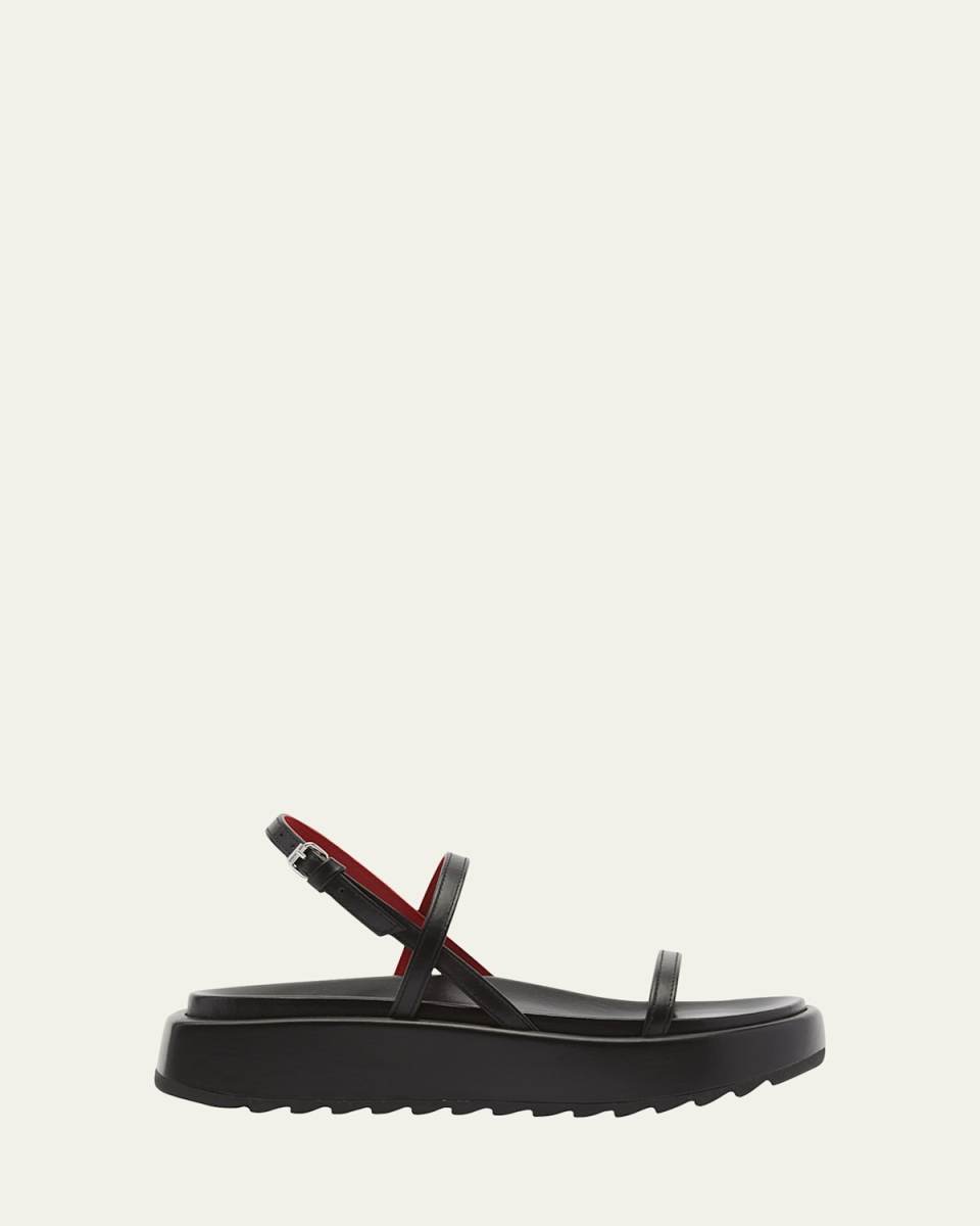 Fussbet Leather Dual-Band Slingback Sandals