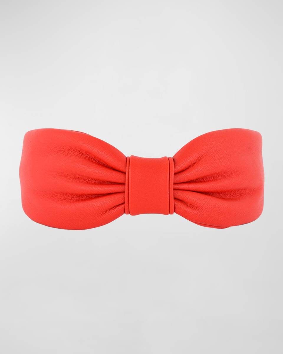 Bow Leather Headband