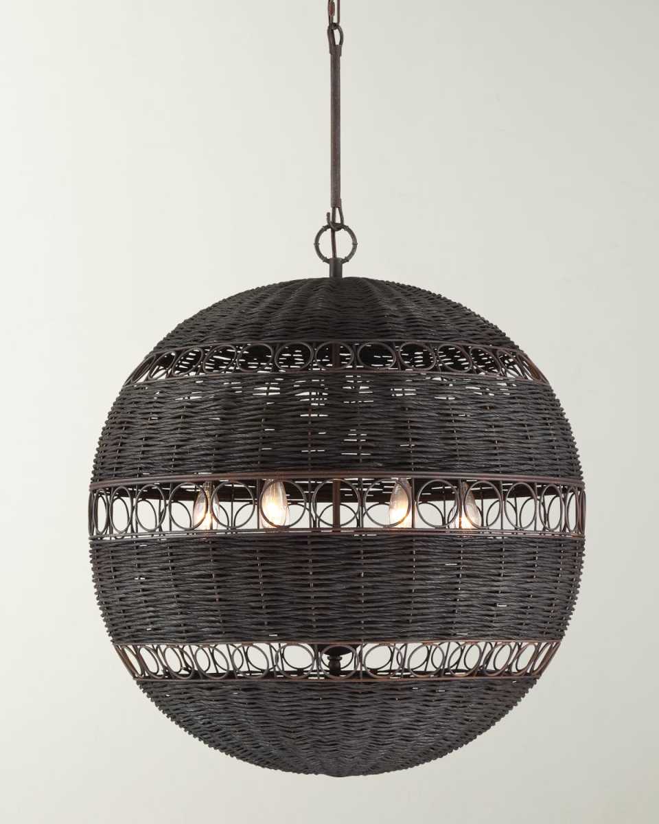 Remy 6-Light Forged Bronze Chandelier