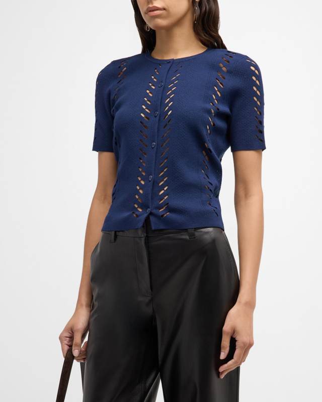 Danna Short-Sleeve Cardigan