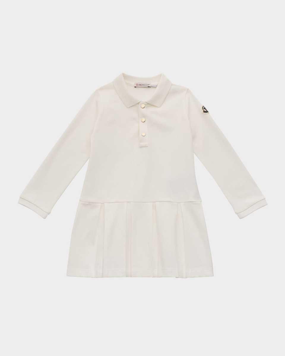 Girl's Pleated Polo Dress, Size 6M-3