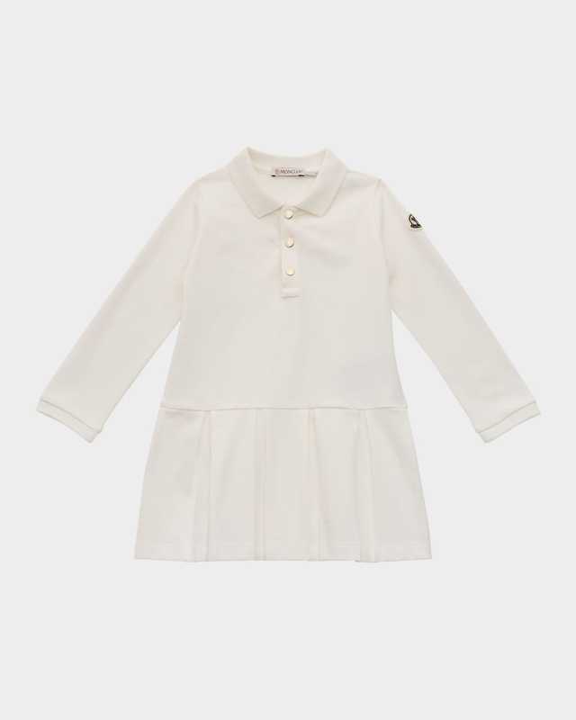 Girl's Pleated Polo Dress, Size 6M-3