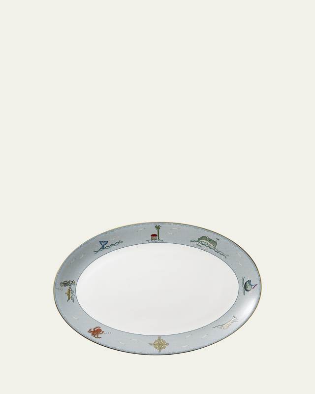Sailor's Farewell Oval Platter