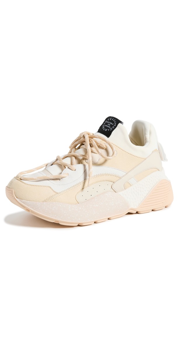 Stella McCartney Eclypse Pastel Monochrome Sneakers Multicolor White
