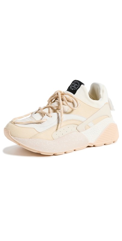 Stella McCartney Eclypse Pastel Monochrome Sneakers Multicolor White